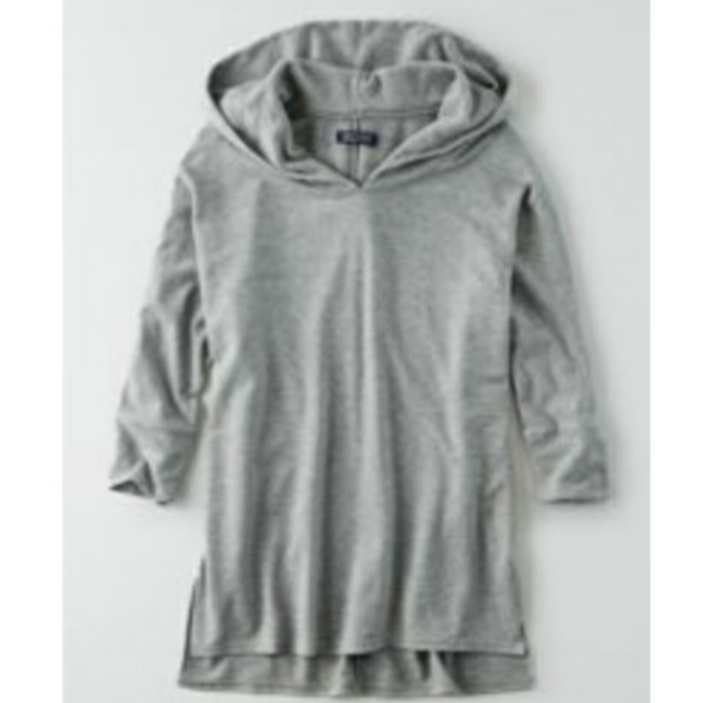 🎈3 For $60 AEO  Soft & Sexy Hooded 3/4 Sleeve Tunic Top  S